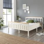 Pacific Solid Wood White Bed Frame - Single to Super King Sizes 3ft Single