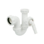 FLOPLAST SINK & WASHING MACHINE TRAP WHITE 40MM (12794)