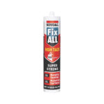 SOUDAL FIX ALL HIGH TACK ADHESIVE & SEALANT WHITE 290ML (64585)