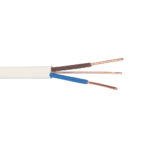 PRYSMIAN 6242BH WHITE 2.5MM² LSZH TWIN & EARTH CABLE 100M DRUM (74493)