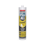 SOUDAL FIX ALL TURBO HYBRID POLYMER ADHESIVE WHITE 290ML (269KV)